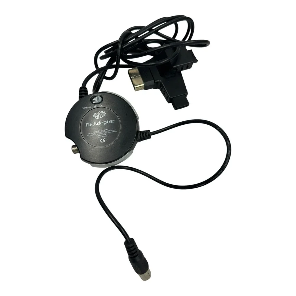 Mad Catz Universal RF Adapter 6004 for Xbox PlayStation N64 GameCube Black